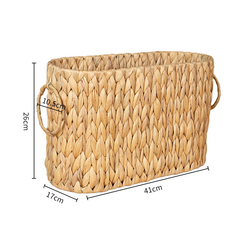 PRICE!!! Handwoven Water Hyacinth Storage Basket Hypersku