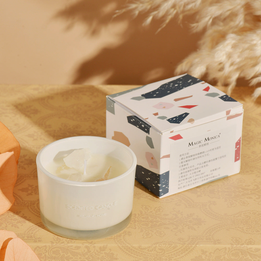 Aromatic Soy Candle in Glass Vessel Hypersku