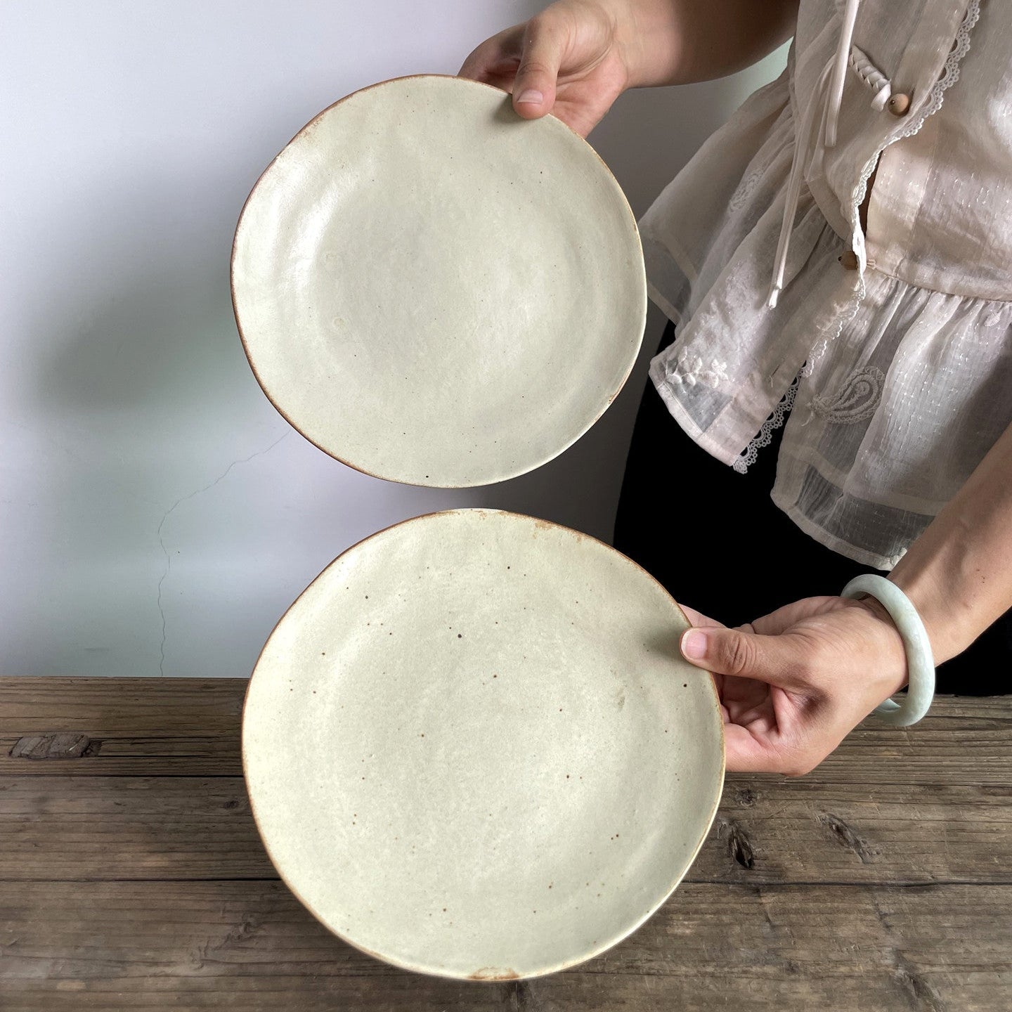 Japanese Style Matte Ceramic Dinner Plates Hypersku