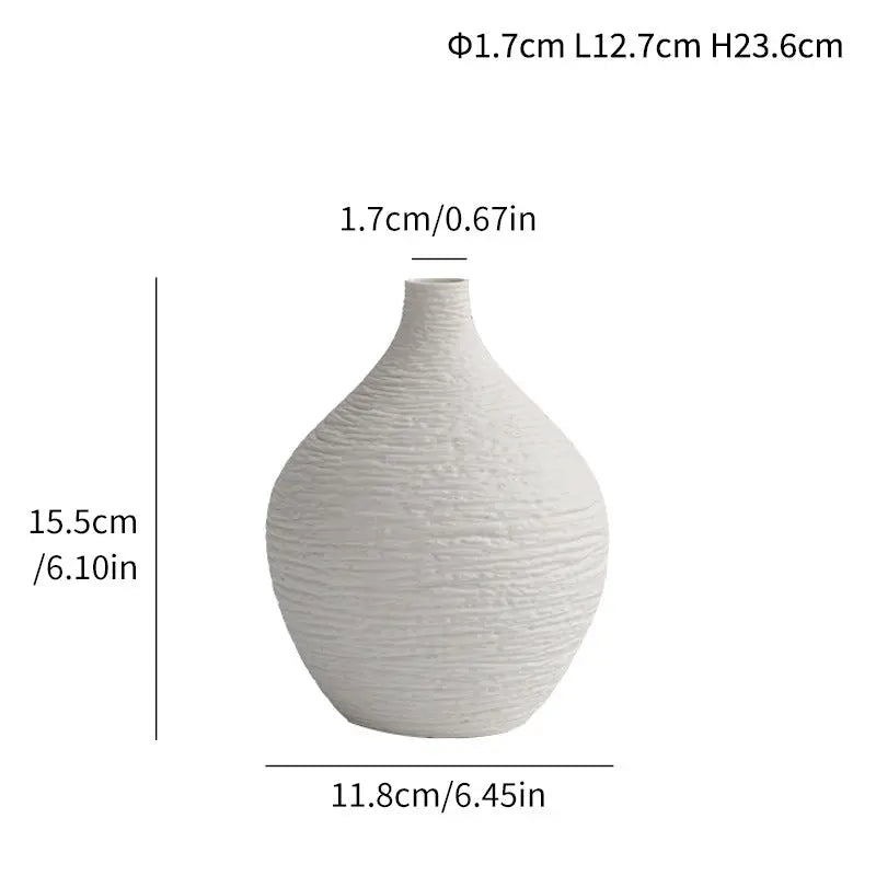 Ceramic Sculptural Vase | Japanese Minimal Form Hypersku