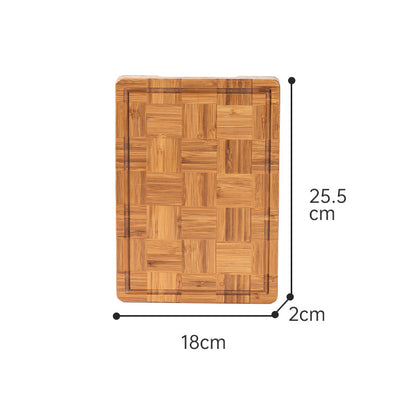 Wooden Kitchen Cutting Board with Holes Non-Slip Design Hypersku