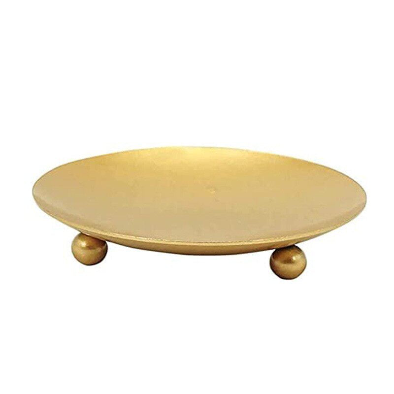 PRICE!!! Iron Candle Plate Holder | Minimalist Nordic Tray Design Hypersku