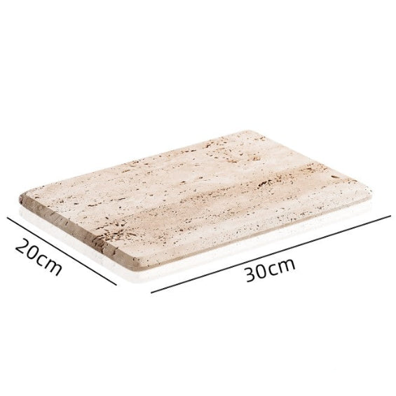 Yellow Travertine Bathroom Organizer Set Hypersku