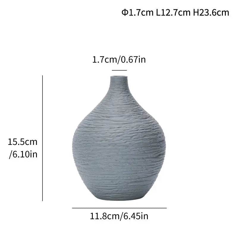 Ceramic Sculptural Vase | Japanese Minimal Form Hypersku
