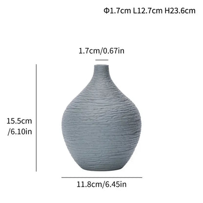 Ceramic Sculptural Vase | Japanese Minimal Form Hypersku