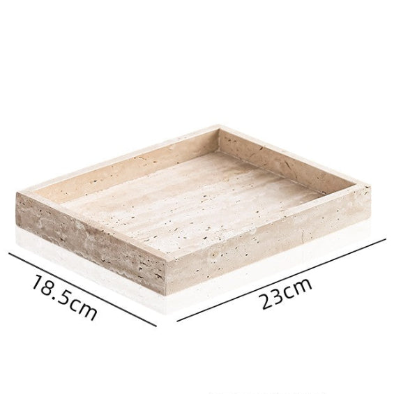 Yellow Travertine Bathroom Organizer Set Hypersku