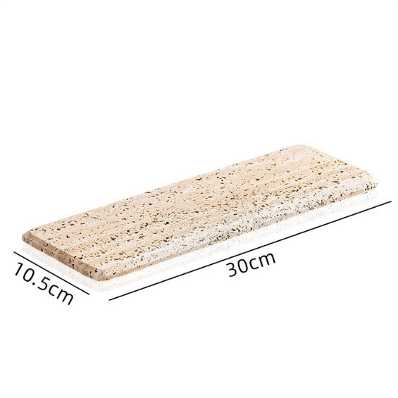 Yellow Travertine Bathroom Toiletry Storage Set Hypersku
