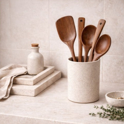 Artisan Wooden Kitchen Utensil Set Hypersku