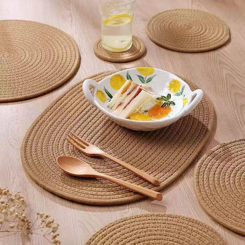 Woven Heat Insulation Place Mats Hypersku
