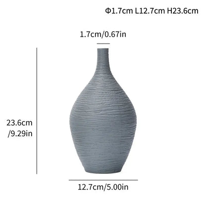 Ceramic Sculptural Vase | Japanese Minimal Form Hypersku