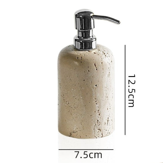 Yellow Travertine Bathroom Organizer Set Hypersku