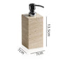 Yellow Travertine Bathroom Toiletry Storage Set Hypersku