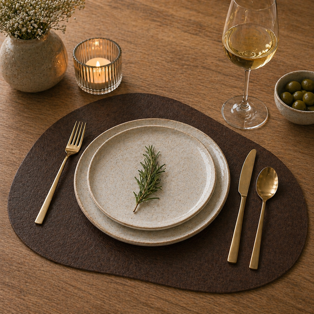 PRICE!!! Sculpted Leather Placemat Hypersku