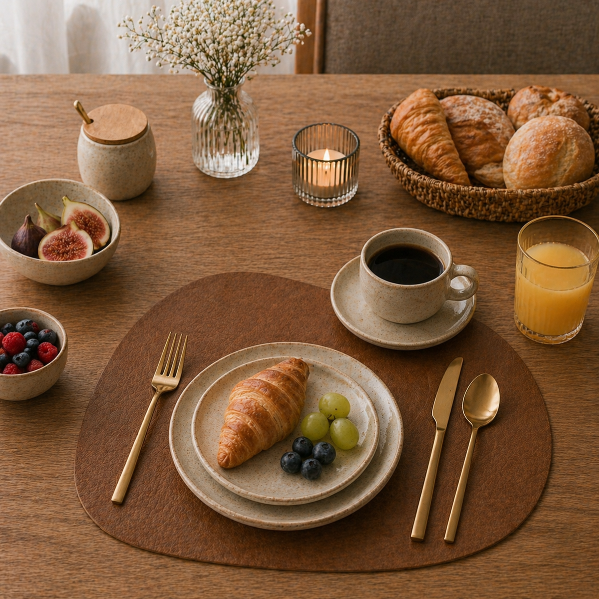 PRICE!!! Sculpted Leather Placemat Hypersku