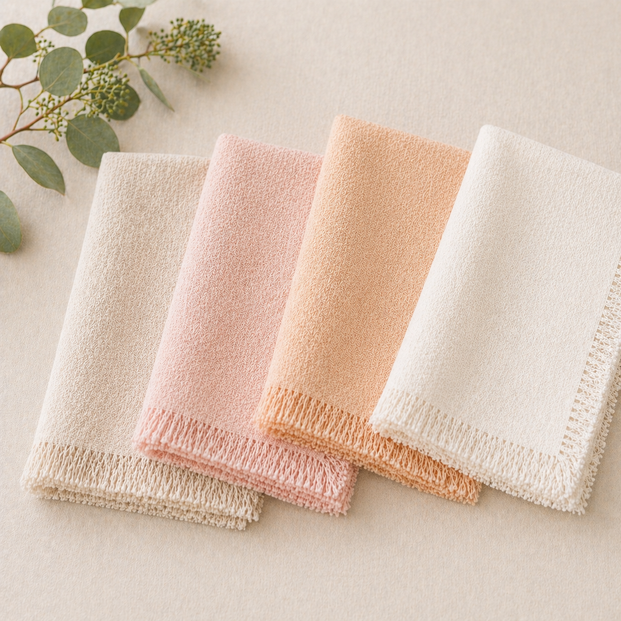 PRICE!!! Fringed Linen Napkin Hypersku
