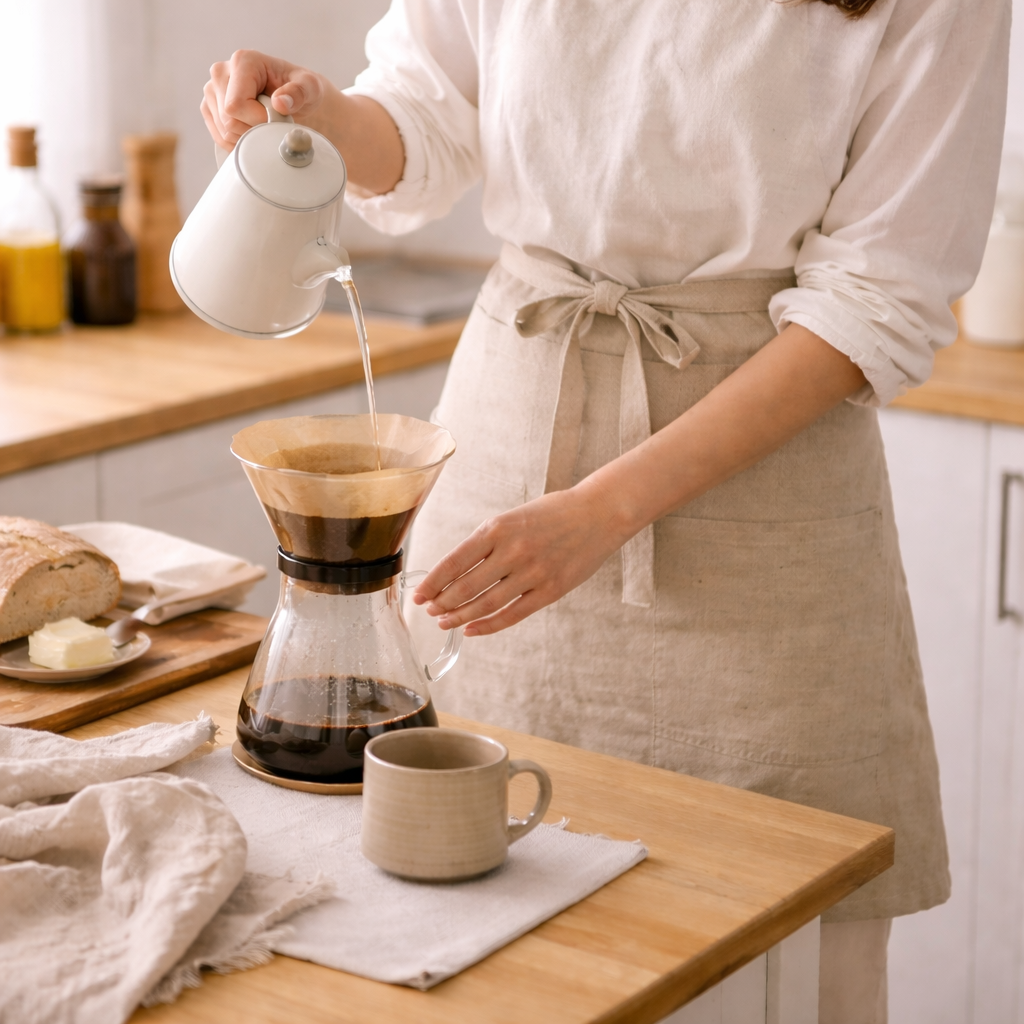 PRICE!!! Soft Linen Kitchen Apron Hypersku