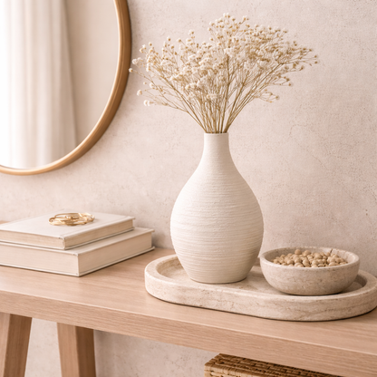 Ceramic Sculptural Vase | Japanese Minimal Form Hypersku