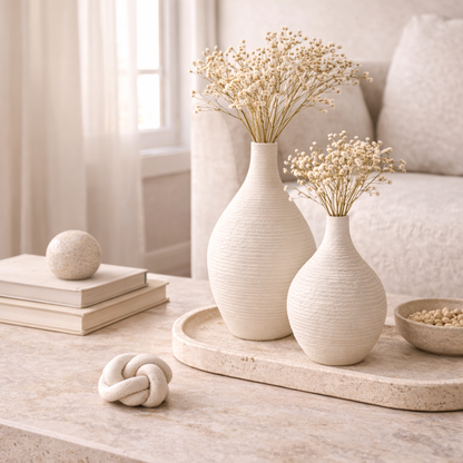 Ceramic Sculptural Vase | Japanese Minimal Form Hypersku