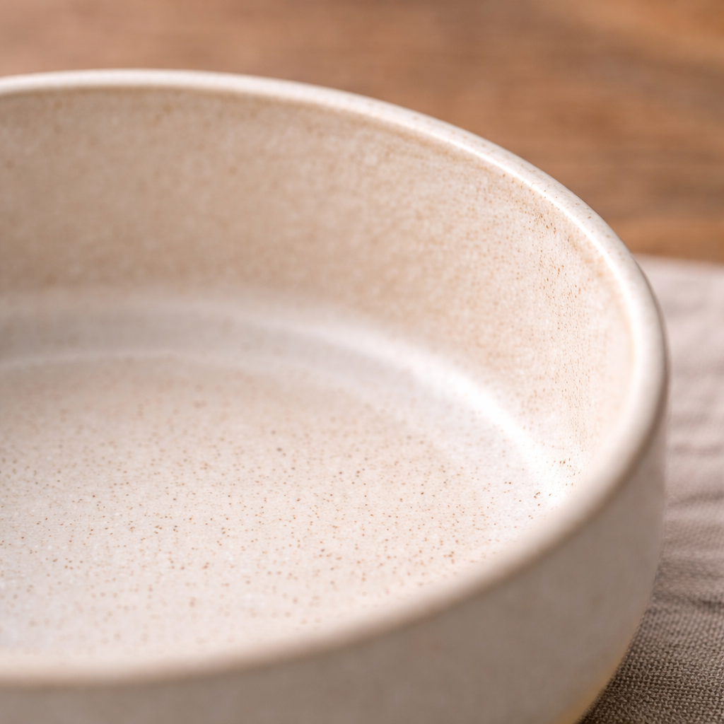 Frosted Ceramic Bowl — Soft Minimal Form Hypersku