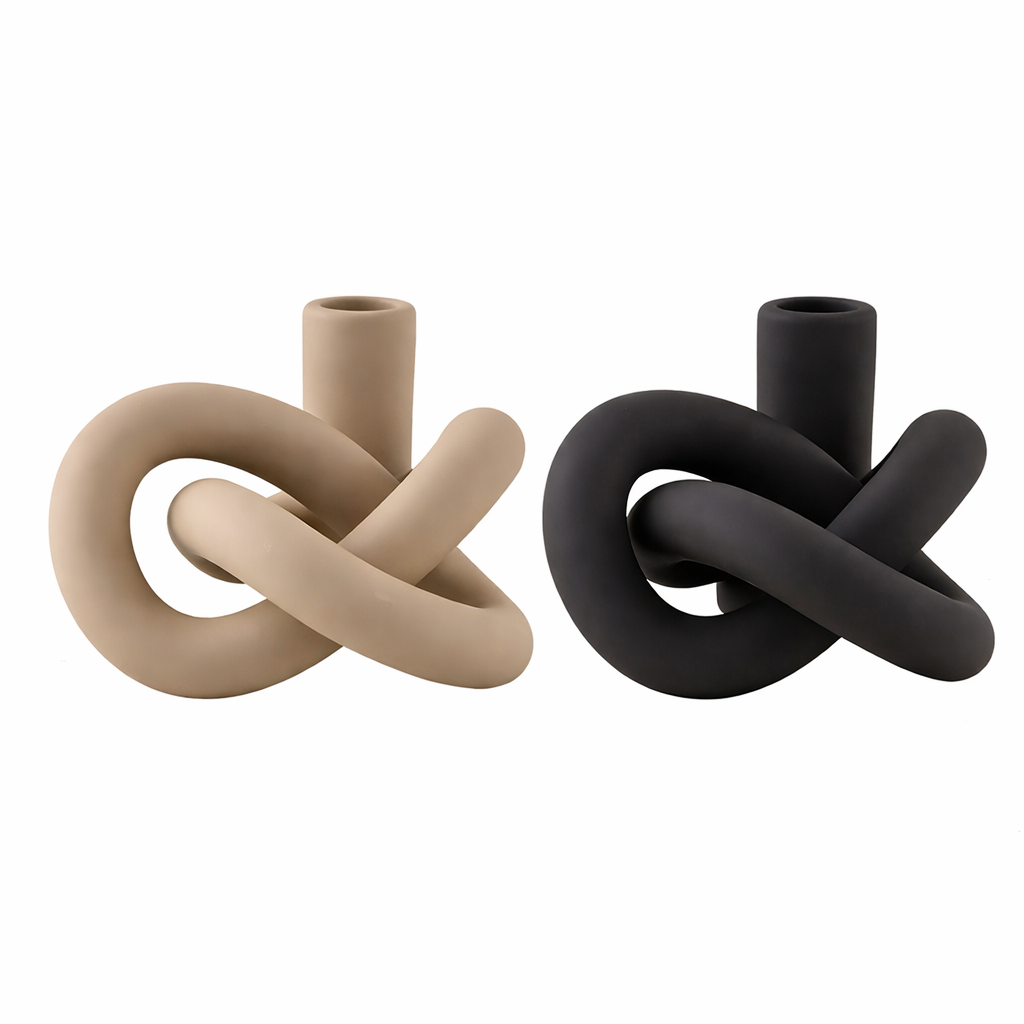 PRICE!!! Sculptural Knot Candle Holder Hypersku