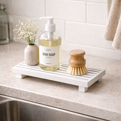 Minimalist Wooden Display Tray Stand Hypersku