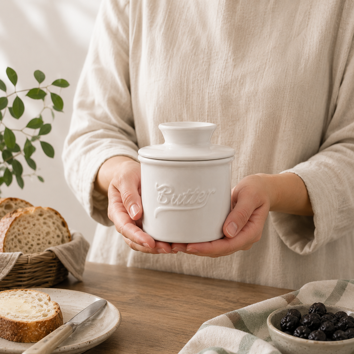 PRICE!!! Ceramic Butter Keeper Hypersku