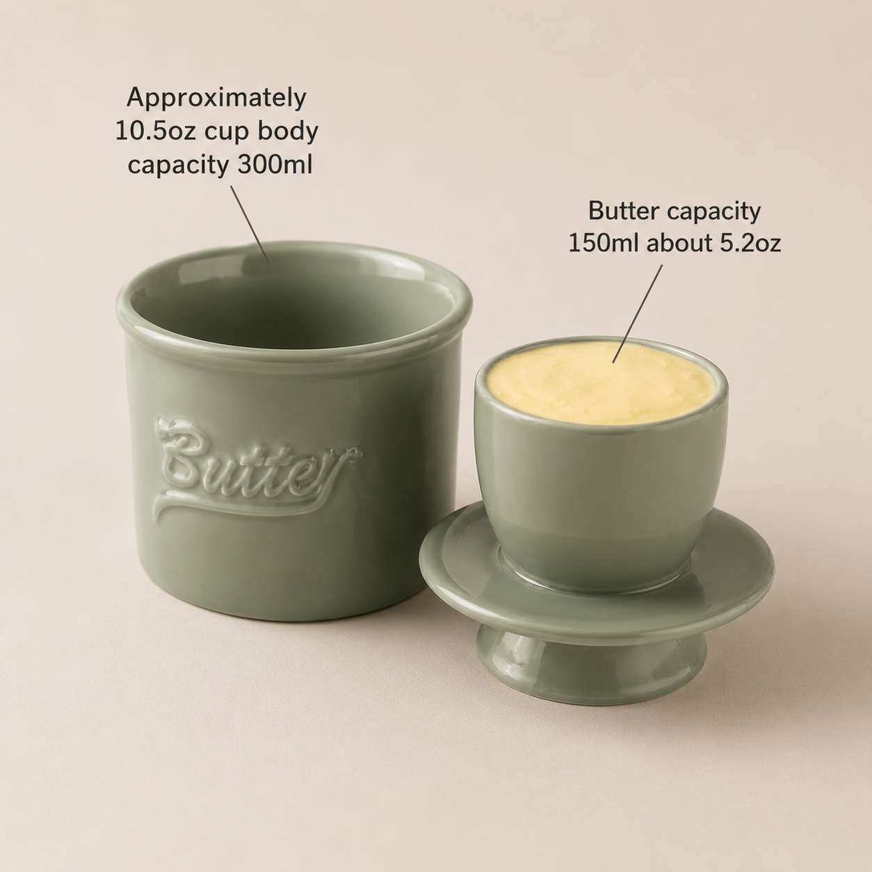 PRICE!!! Ceramic Butter Keeper Hypersku