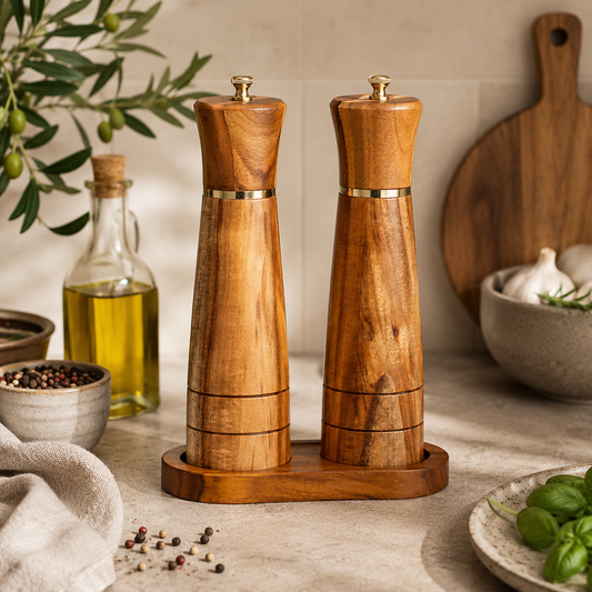 PRICE!!!! Acacia Wood Pepper Grinder Hypersku