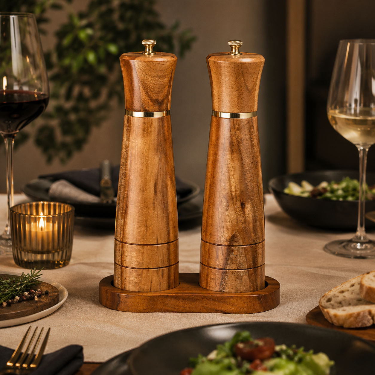 PRICE!!!! Acacia Wood Pepper Grinder Hypersku