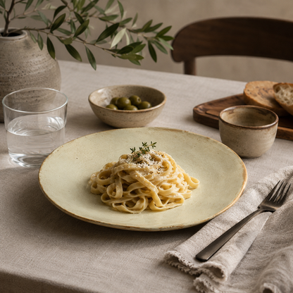 PRICE!!!!! Japanese Rustic Stoneware Plate Hypersku