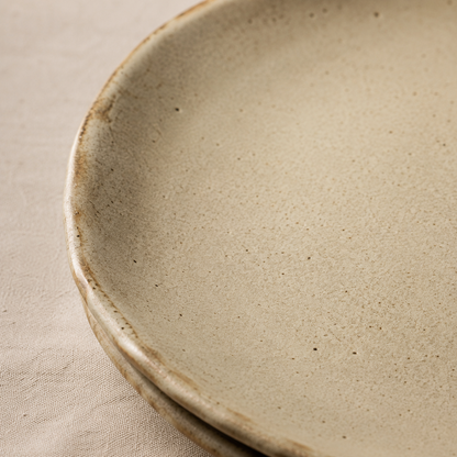 PRICE!!!!! Japanese Rustic Stoneware Plate Hypersku