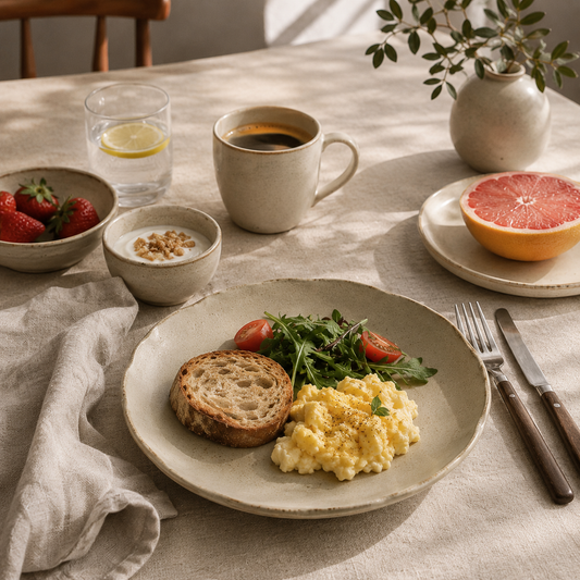 PRICE!!!!! Japanese Rustic Stoneware Plate Hypersku