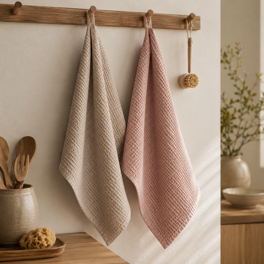 Waffle Cotton Kitchen Towel Hypersku