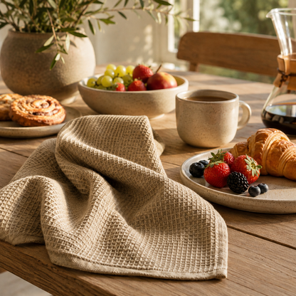Waffle Cotton Kitchen Towel Hypersku
