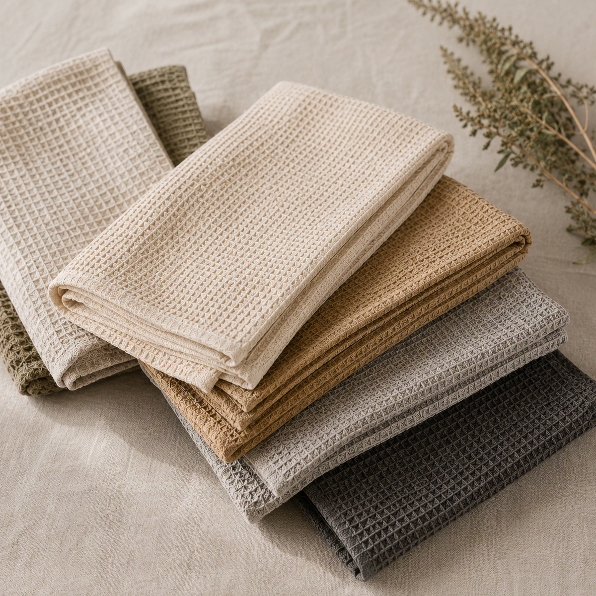 Waffle Cotton Kitchen Towel Hypersku