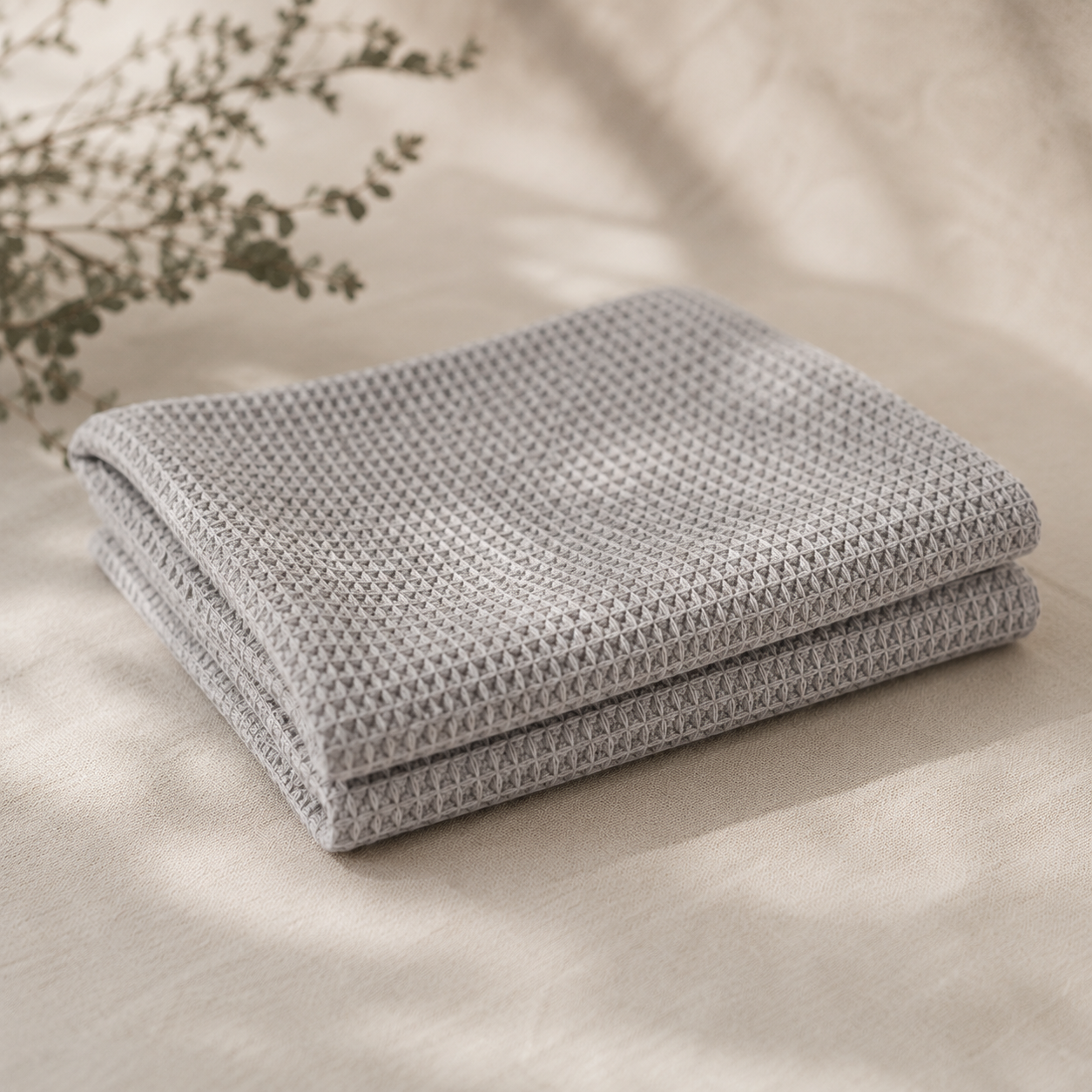 Waffle Cotton Kitchen Towel Hypersku