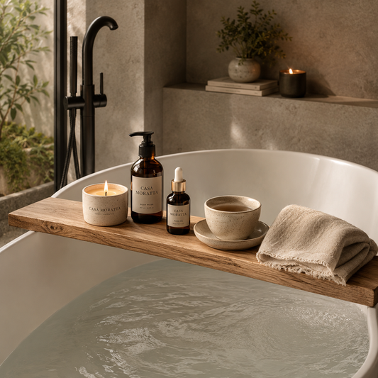 Solid Wood Bathtub Tray Shelf Hypersku