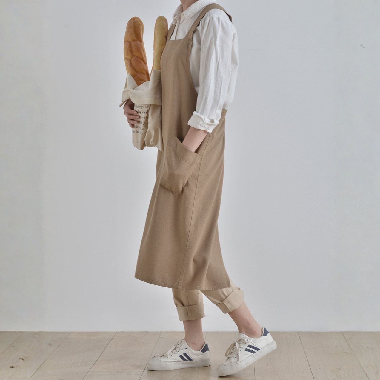 PRICE!!! Cross Back Linen Apron Hypersku