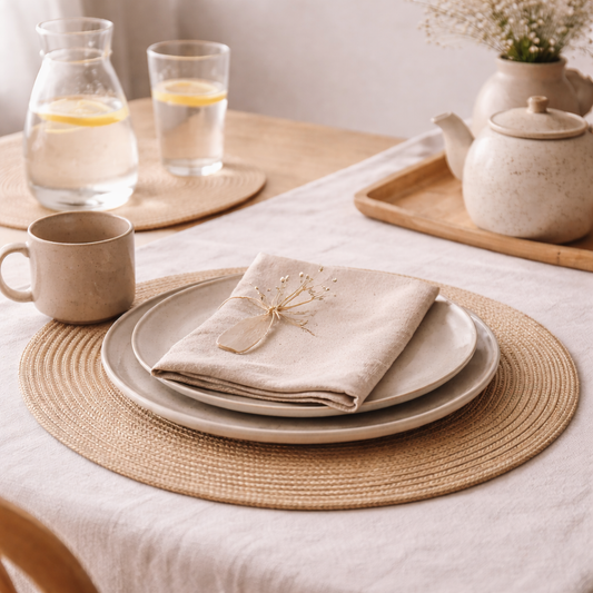 PRICE!!! Woven Linen Table Mat Hypersku