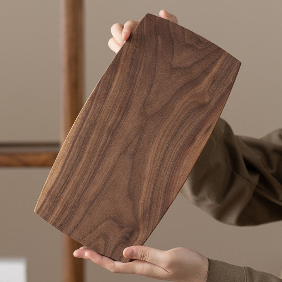 Minimalist Walnut Wood Tray