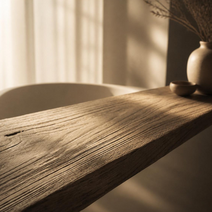 Solid Wood Bathtub Tray Shelf Hypersku