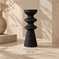 Sculptural Charred Wood Candle Holder