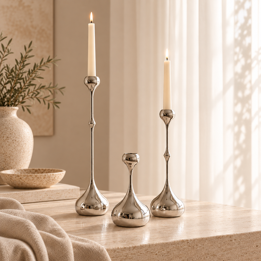 Sculptural Droplet Candle Holder Hypersku