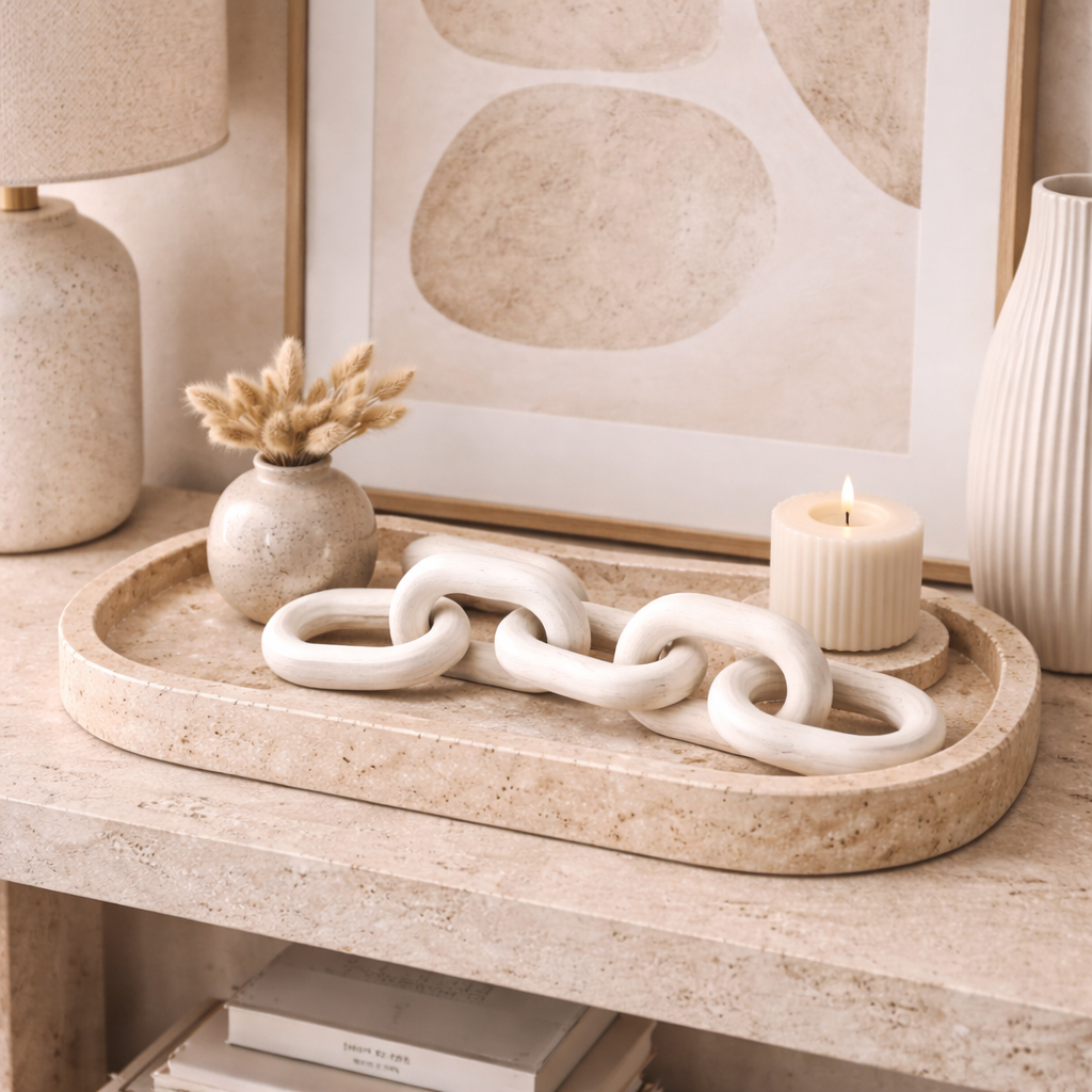 Sculptural Wooden Chain