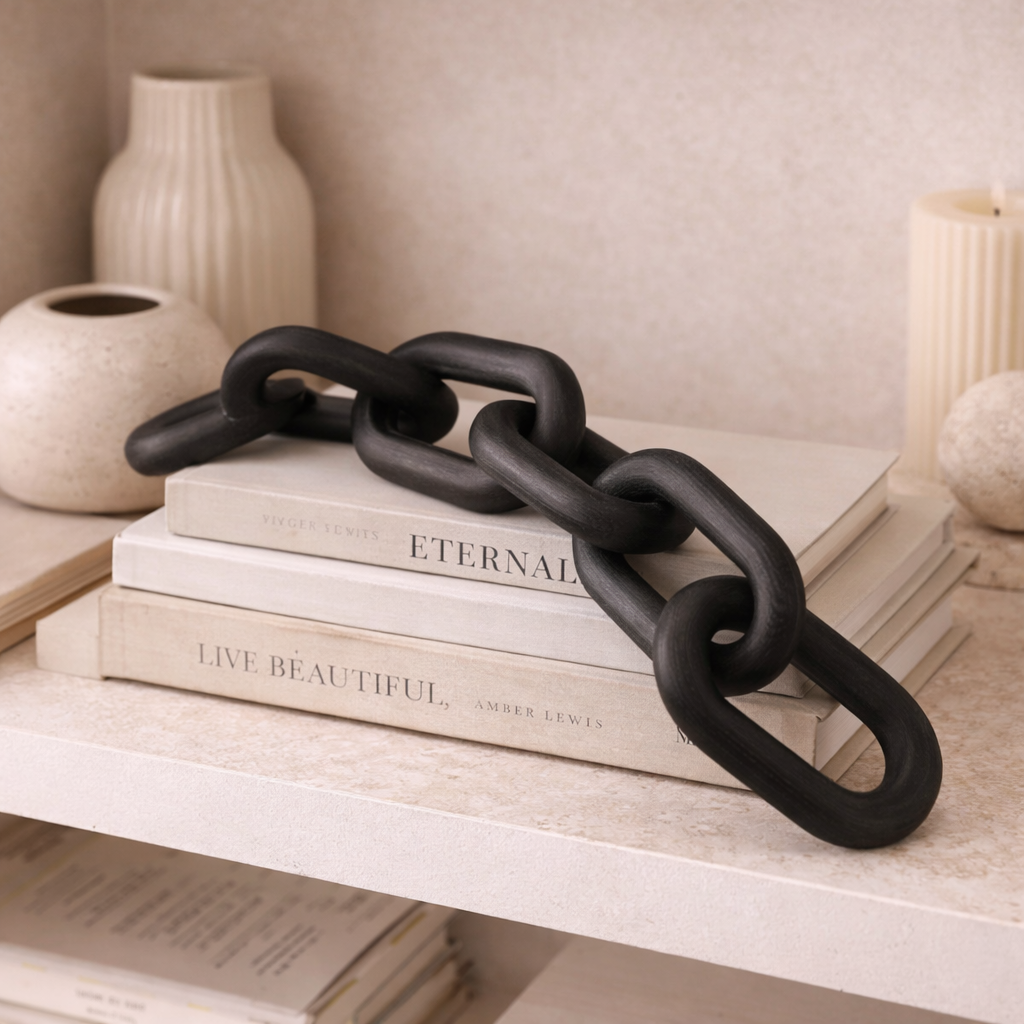 Sculptural Wooden Chain