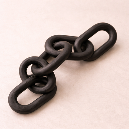 Sculptural Wooden Chain