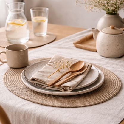 PRICE!!! Woven Linen Table Mat Hypersku