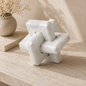 Travertine-Effect Knot Sculpture Hypersku