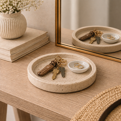 Travertine Decorative Tray Hypersku