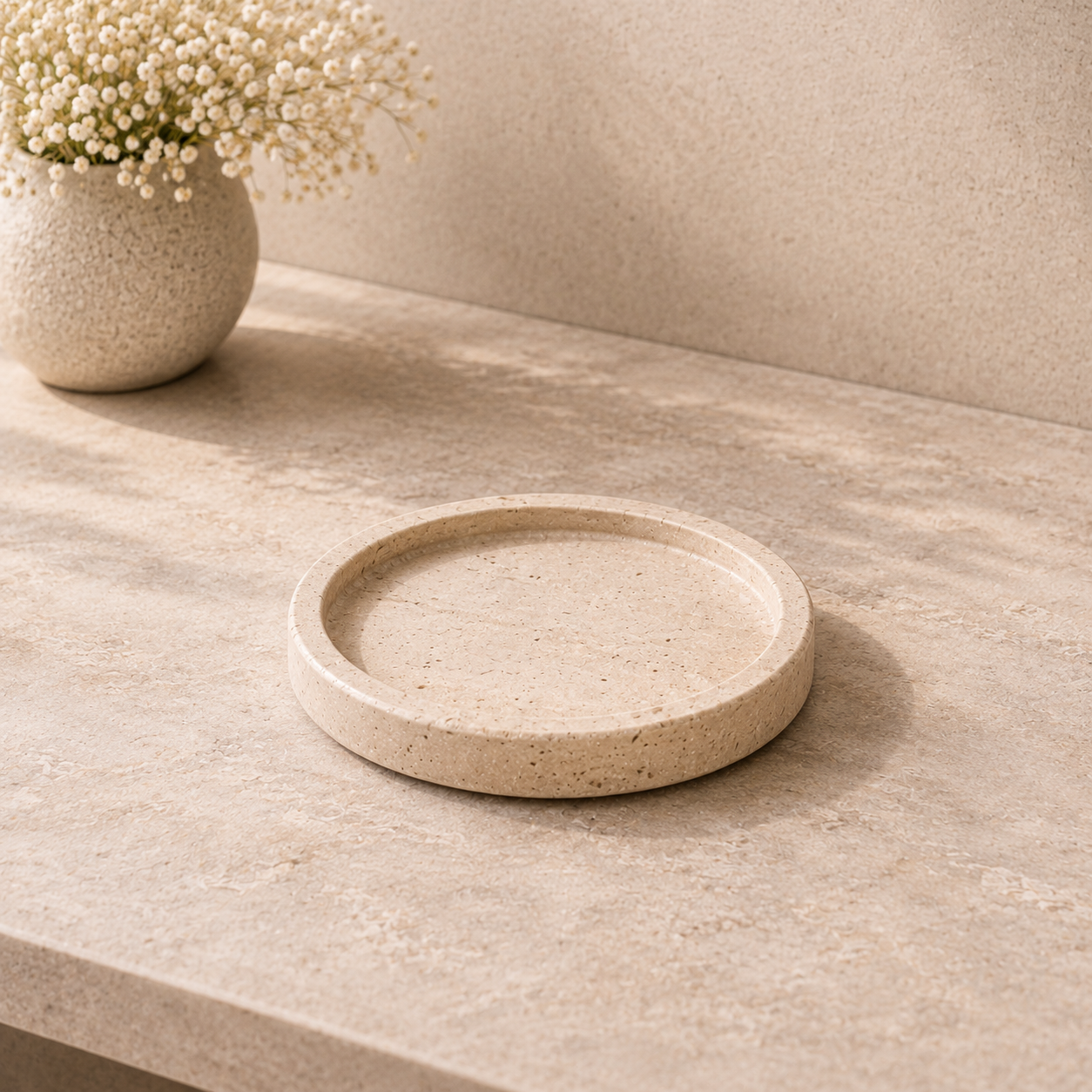 Travertine Decorative Tray Hypersku
